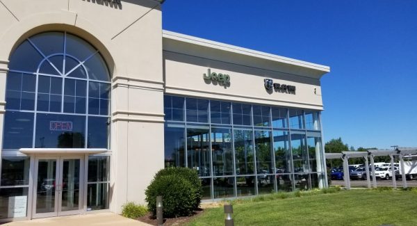 car dealership exterior painting