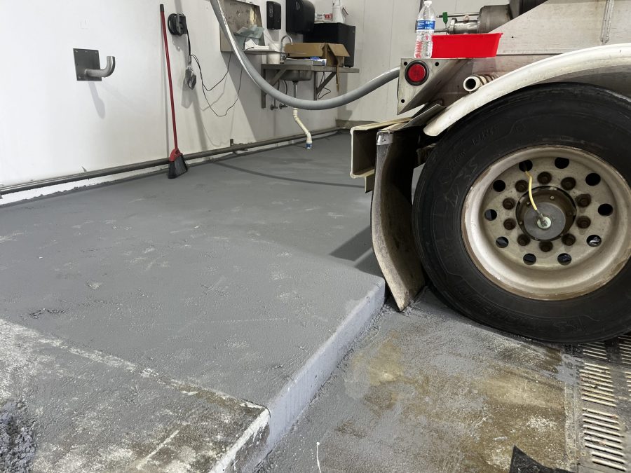 McCarty Farms Commercial Flooring Project applying product to loading t Preview Image 12