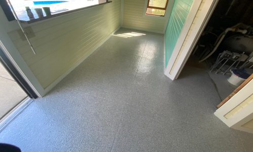 Pool Room Floor Upgrade