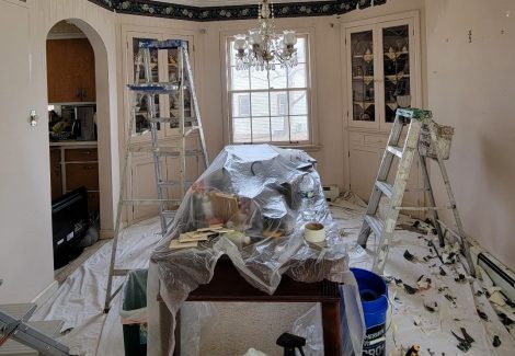 Wallpaper Removal Case Study During Image