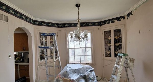 Wallpaper Removal Case Study During Image