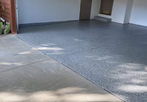 Residential garage floor coating
