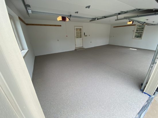 Garage Floor Coating Project Waukesha, Wisconsin