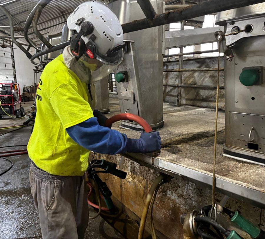 Gill Dairy Case Study floor being repaired Preview Image 11