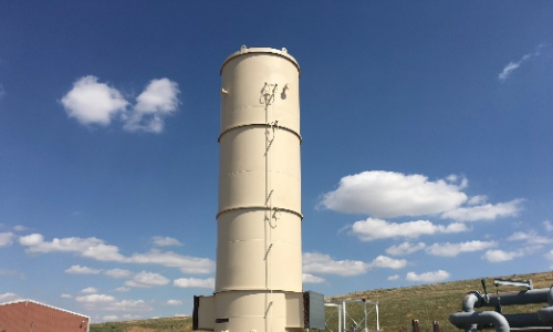 Gas Flare Pipe Painting