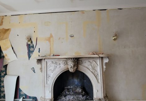 Wallpaper Removal Case Study During Image