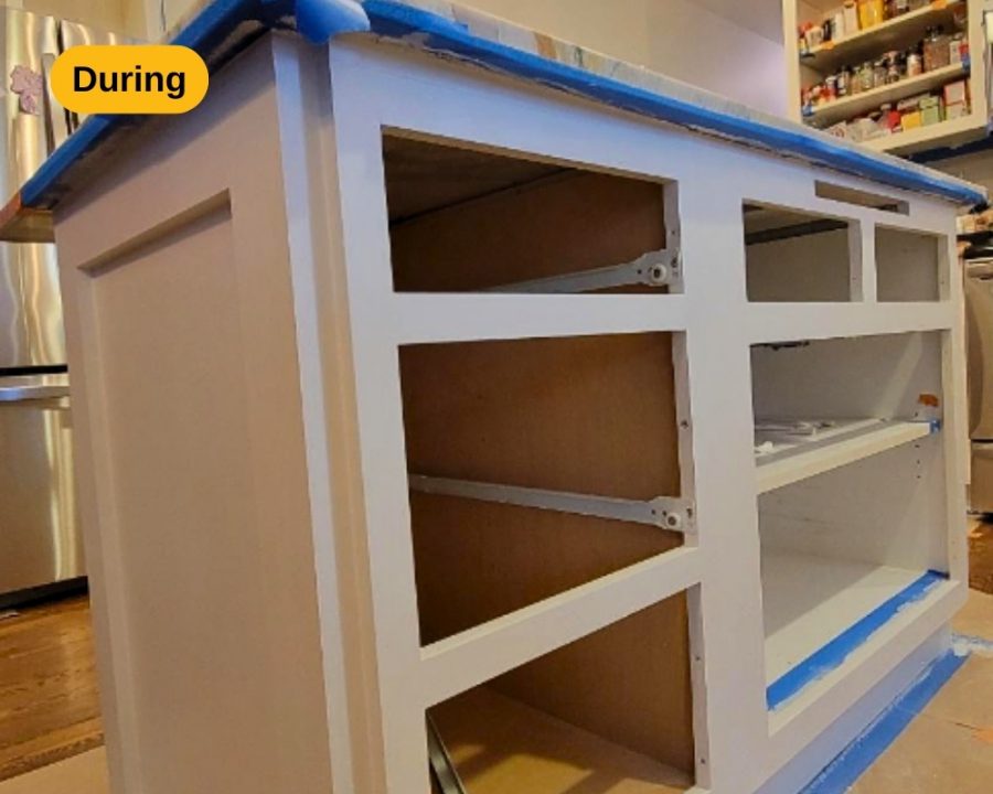 Cabinet Repainting Project During Preview Image 5