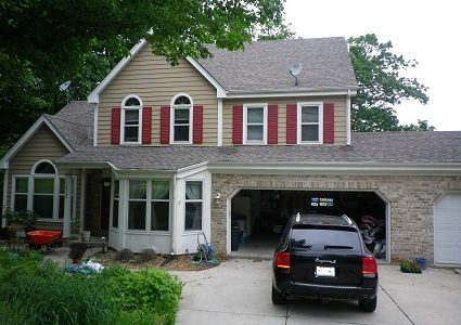 Tan & White Exterior