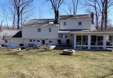 Back of House Before Exterior Painting Wayne, NJ
