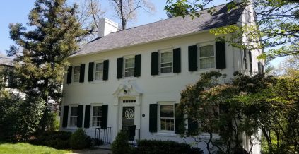 White Exterior House Painting