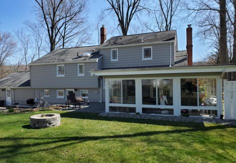 Back of House After Exterior House Painting Services Wayne, NJ