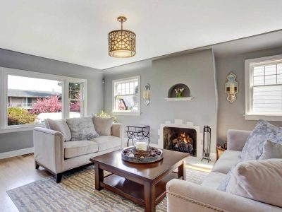 gray living room painting in connecticut