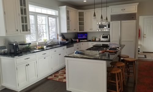 Painted White Cabinets