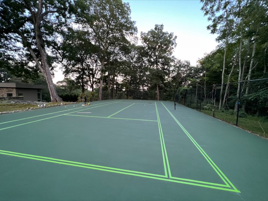 Professional Tennis Court Painting Preview Image 1