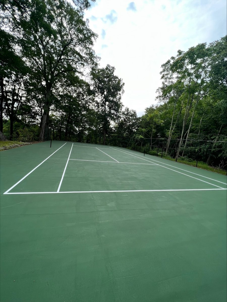 Mount Kisco, NY Tennis Court Painting Preview Image 2