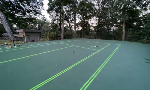 Tennis Court Painting
