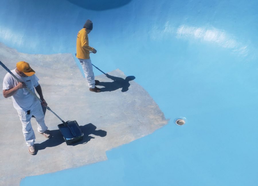 During Pool Painting Brewster, NY Preview Image 1