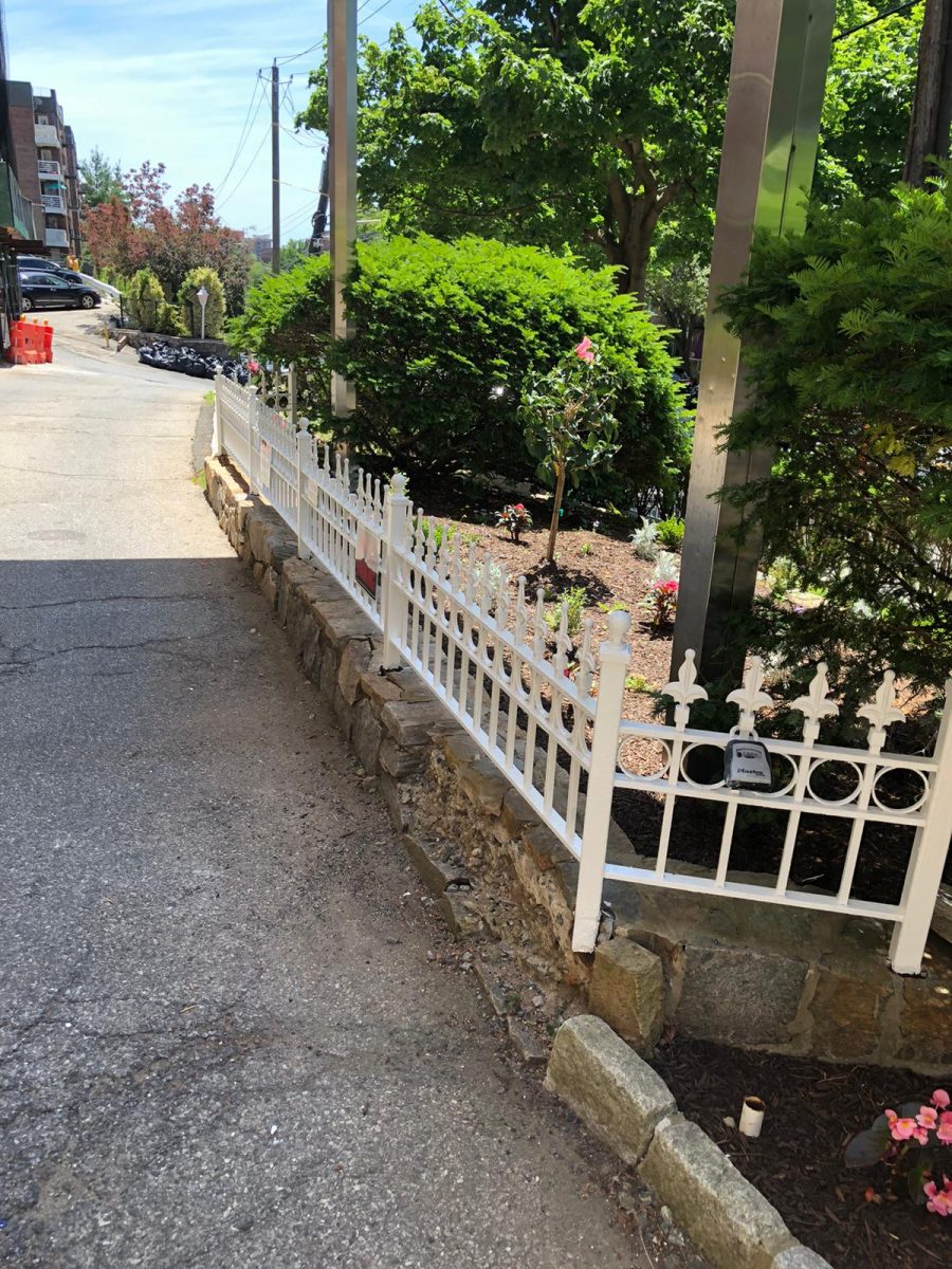 Commercial Metal Fence Painting After Preview Image 2