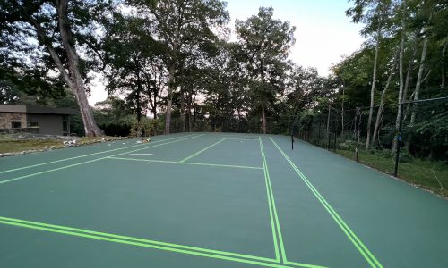 Commercial Tennis Court Painting