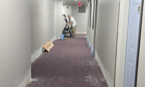 Two Story Dining Room Transformation (During)