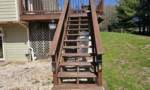 Deck Stairs Before