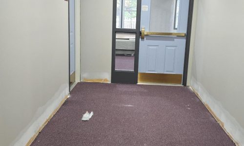 Two Story Dining Room Transformation (During)