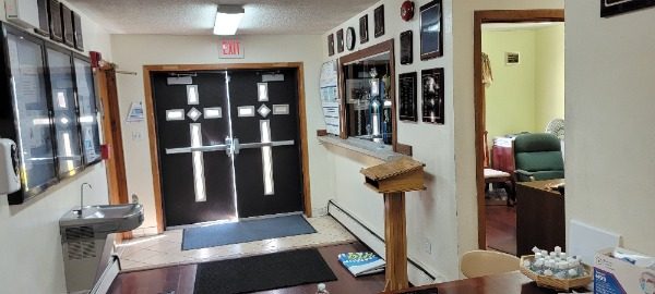 Philadelphia church interior repaint before photo entry way Preview Image 2