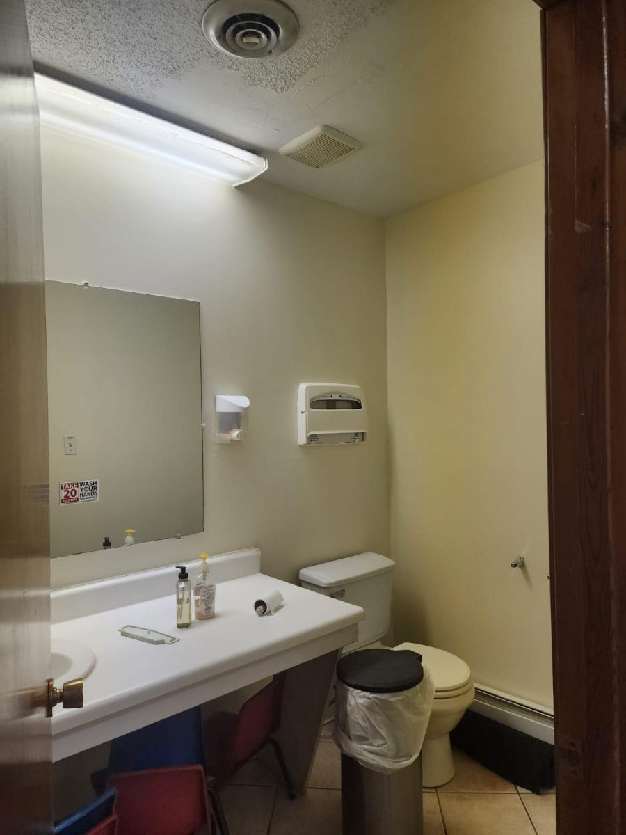 Philadelphia church interior repaint after photo bathroom sink Preview Image 10