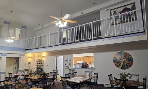Two Story Dining Room Transformation (Before)