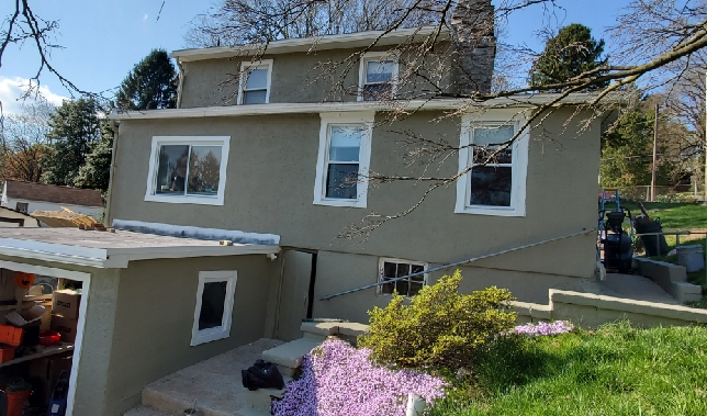 residential rear view before and after painting Preview Image 2