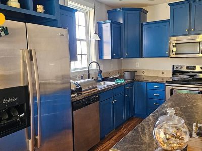 Cabinet Repainting Project After