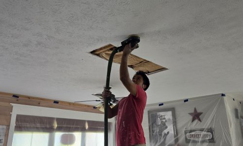 Texture Matching & Drywall Prep