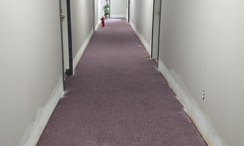 Two Story Dining Room Transformation (During)