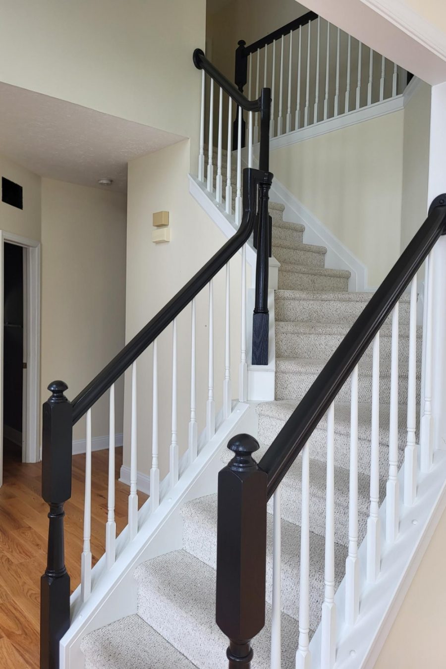 Elkton, MD Interior Painting Project view from below looking up stairwell Preview Image 2