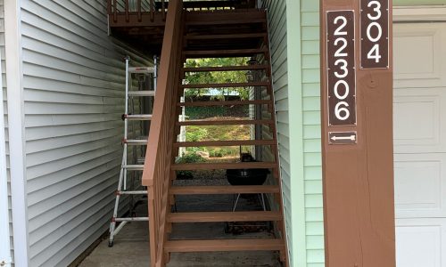 River Walk Condo Stairs - Nearing Completion