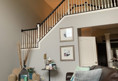 Great Room and Stair Rail