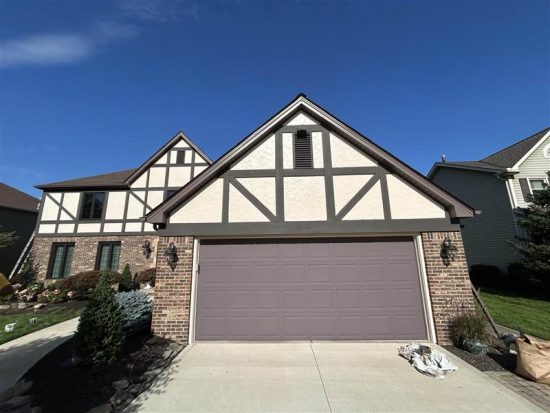 Exterior Tudor Home Repaint Westlake ohio