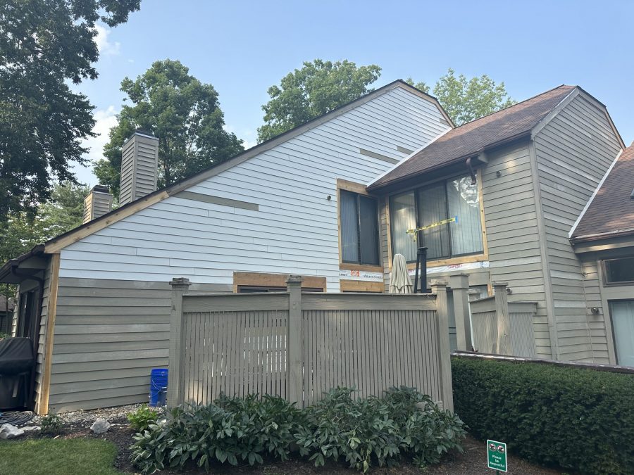 Forest Cove exterior painting and carpentry project in green, oh Preview Image 8