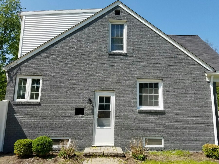 bay village gray brick exterior side view Preview Image 3