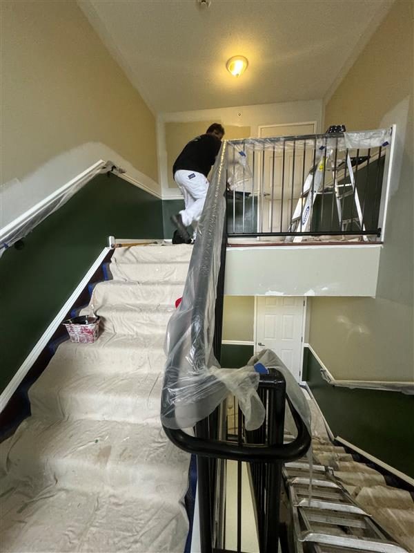 photo of stairs being repainted Preview Image 6