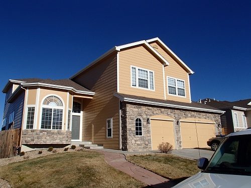 Exterior house painting by CertaPro painters in Broomfield, CO