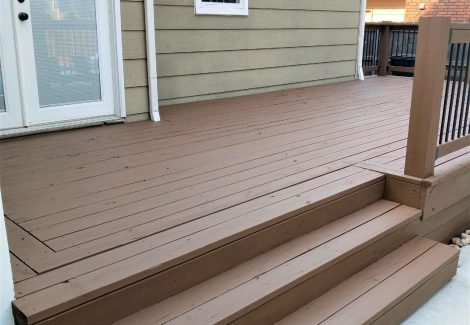 Wooden Deck Painting Project