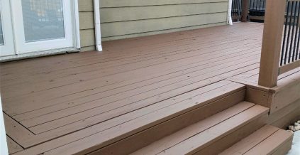Wooden Deck Painting Project