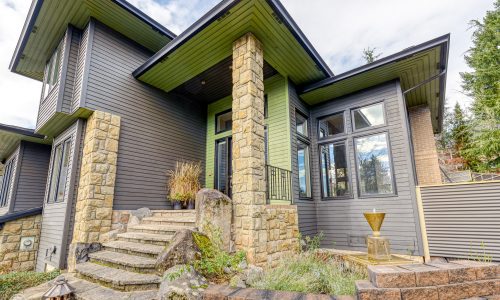 Siding and Stone Home