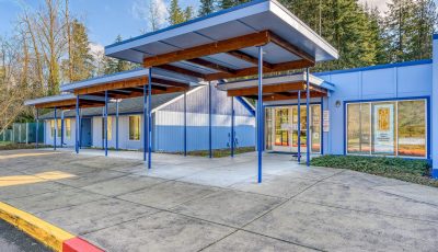 school exterior after paint job