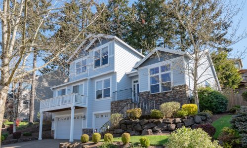 Multi-Story White Exterior