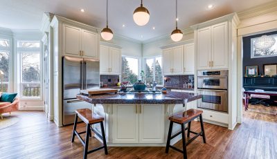 kitchen after paint job white