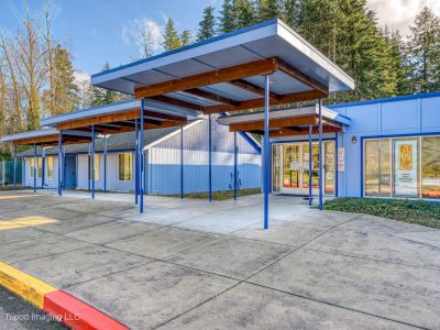 school exterior after paint job