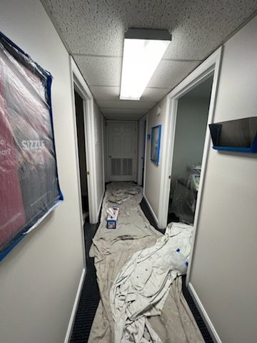 Commercial interior office painting project at Hearing Life in Wilmington, NC - Angle 2 Preview Image 1