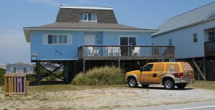 Exterior Beach House Painting – Wrightsville Beach, NC ...